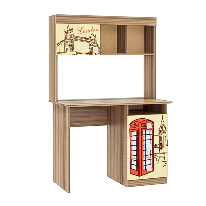 Стол "Челси" ясень шимо темный/крем