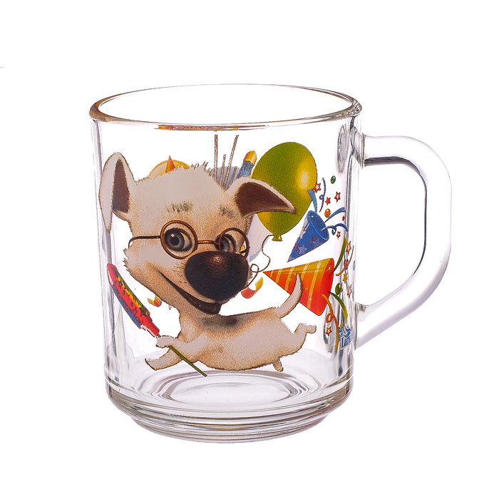 Набор посуды "Озорная семейка. Всезнайка Рекс", 4 предмета