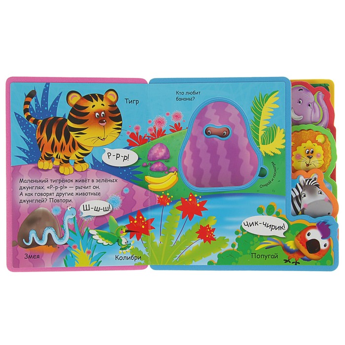 Книга EVA «Как говорят животные в джунглях»