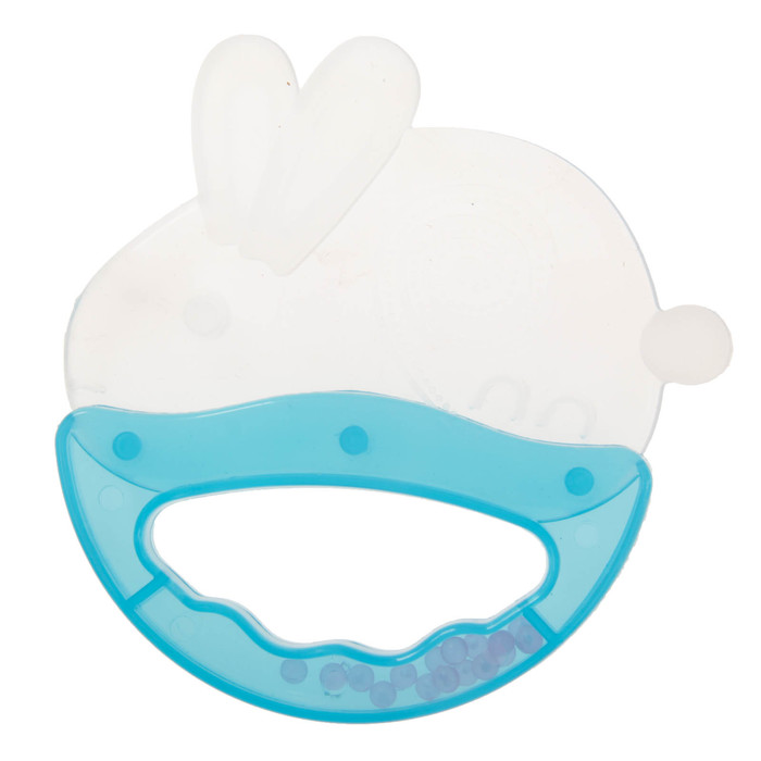 Прорезыватель-погремушка «Зайка», цвета МИКС