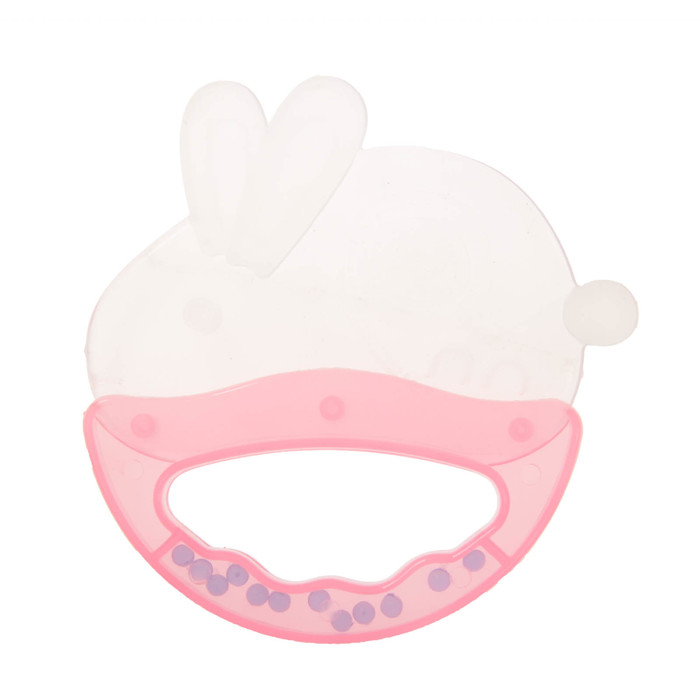 Прорезыватель-погремушка «Зайка», цвета МИКС