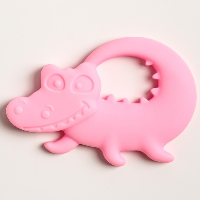 Прорезыватель для зубов «Крокодильчик», цвета МИКС