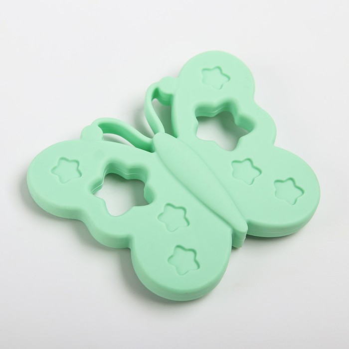 Прорезыватель для зубов «Бабочка», цвета МИКС