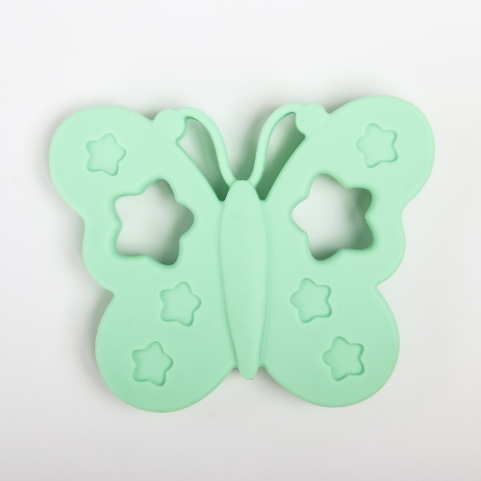 Прорезыватель для зубов «Бабочка», цвета МИКС