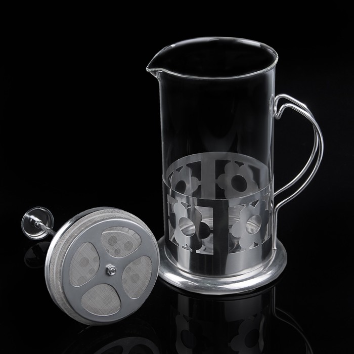 Френч-пресс 1 л "Цветок"