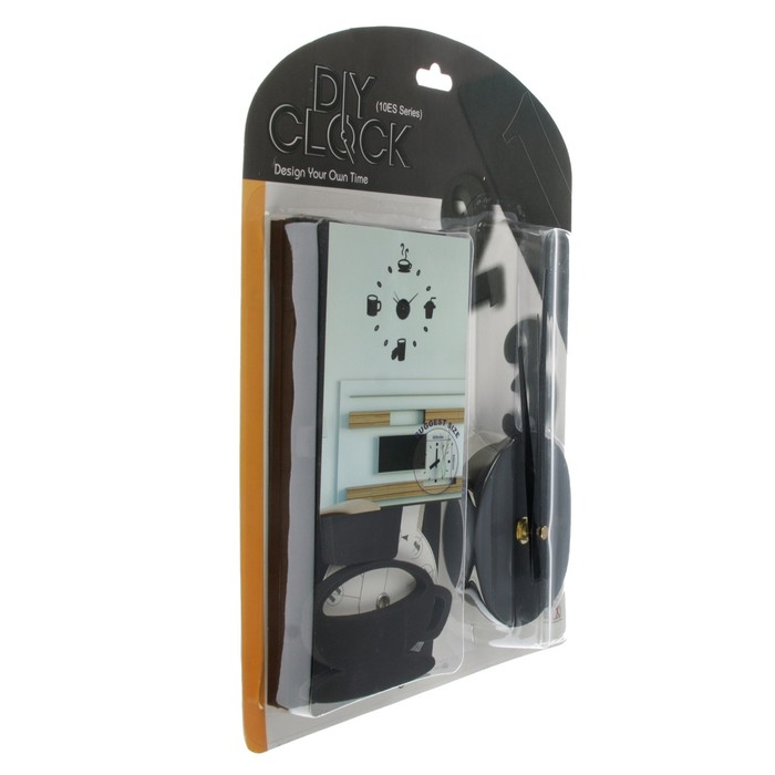 Часы-наклейка DIY "Время для перерыва", чёрные, 65см