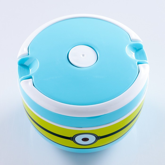 Термос 1.2 л «Глаз Циклопа», суповой, круглый, внутри металл, микс, 15х12.5 см