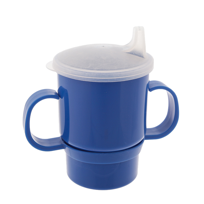 Комплект "Пчелка" : стакан 250 мл, с подстаканником, крышкой-поильником "непроливайка", герметичной крышкой, цвета МИКС