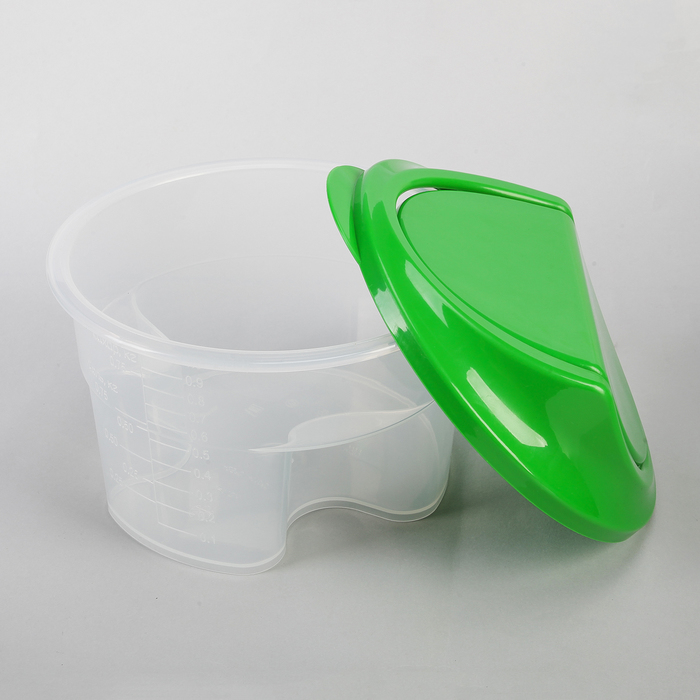 Емкость 1 л, с плавающей крышкой, цвета МИКС