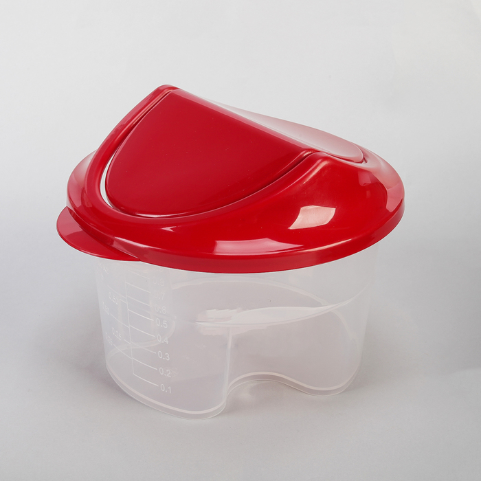 Емкость 1 л, с плавающей крышкой, цвета МИКС