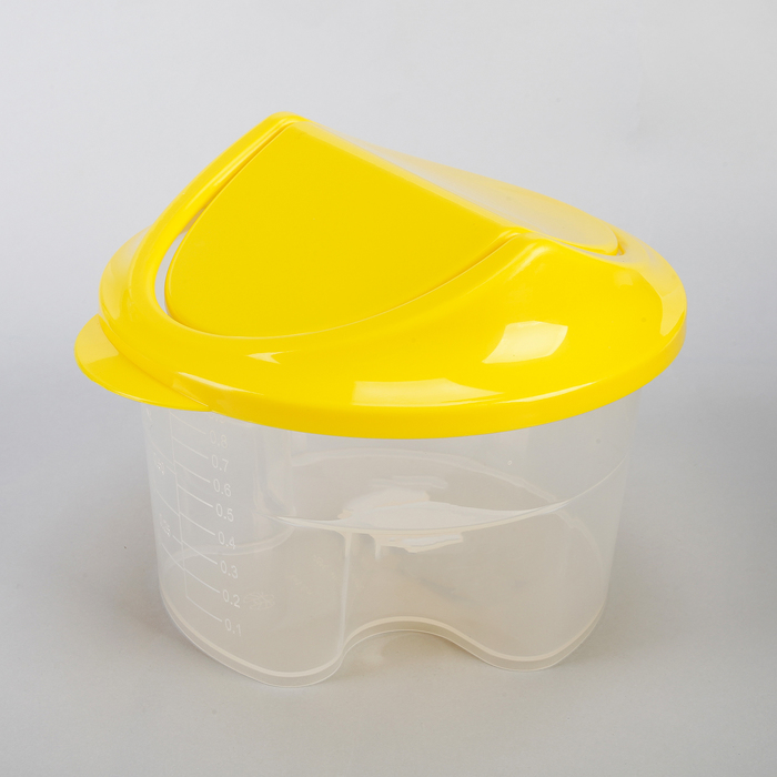 Емкость 1 л, с плавающей крышкой, цвета МИКС