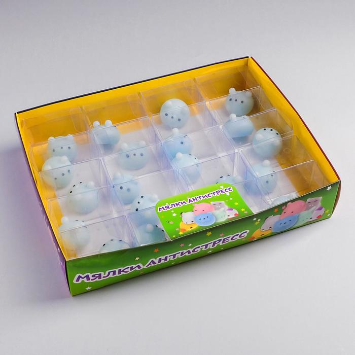 Мялка антистресс "Мишка", цвета МИКС