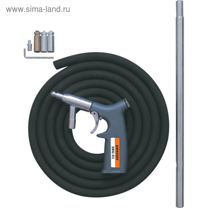 Пистолет пескоструйный Кратон SBG-01, 2-4 атм, 120 л/мин, 1.4