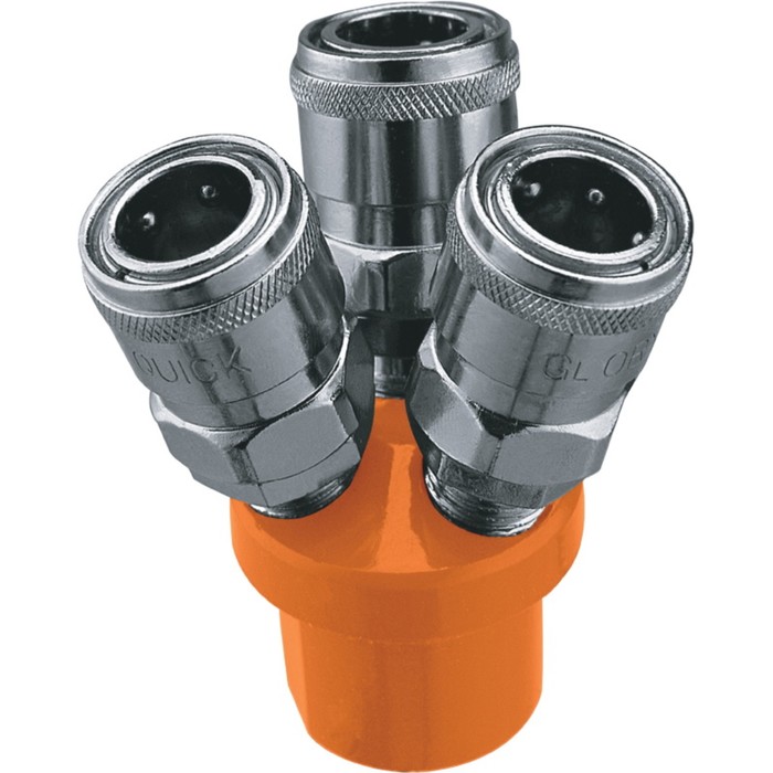 Переходник "Кратон", 1.4", 3 разъема - рапид мама