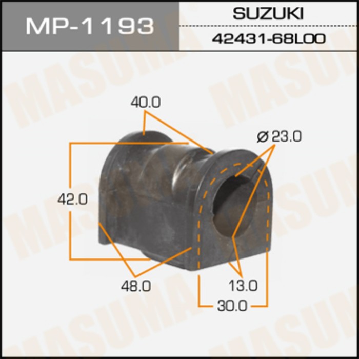 Втулка стабилизатора "Masuma" MP1193