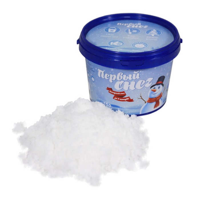 Кинетический песок "Первый снег", 100 г