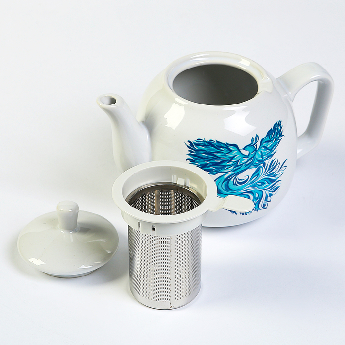 Самовар электрический "Добрыня" DO-425, 1850 Вт, 4 л, заварник 1 л, птица