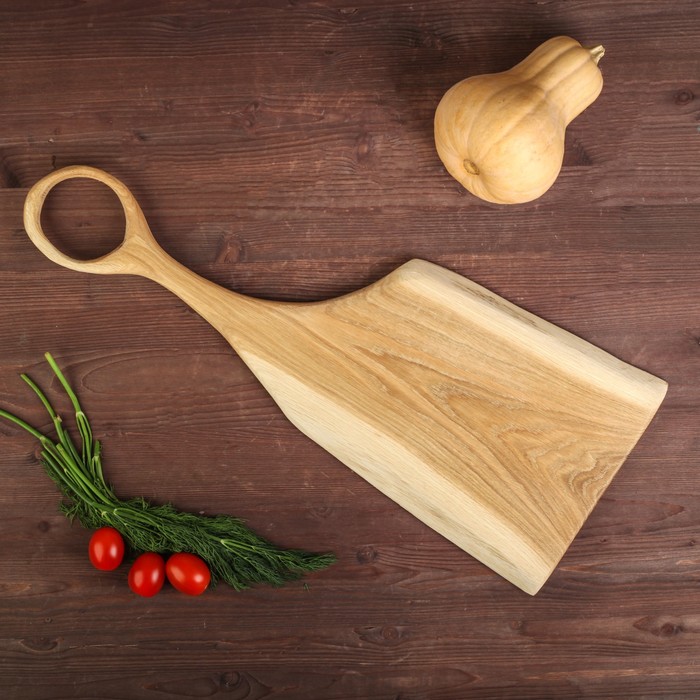 Доска для подачи из слэба "Авторская №5", массив дуба