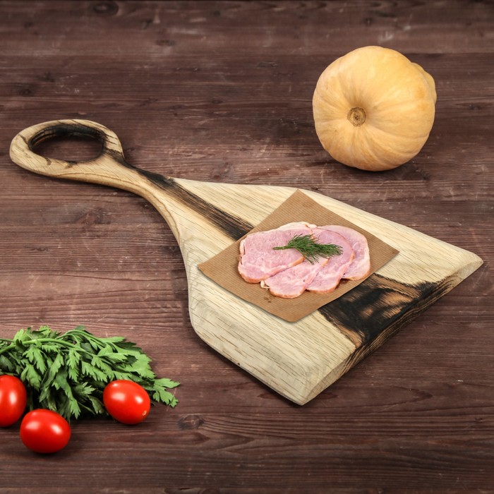 Доска для подачи из слэба "Авторская №6", массив дуба