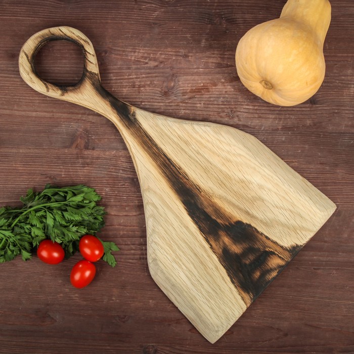 Доска для подачи из слэба "Авторская №6", массив дуба