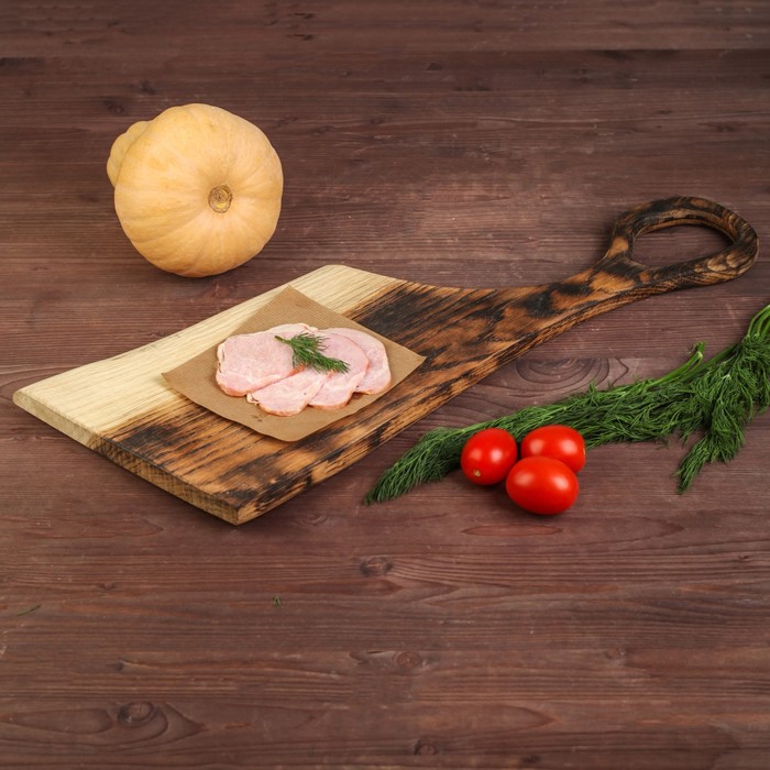 Доска для подачи из слэба "Авторская №6", массив дуба