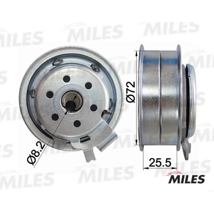 Ролик ремня ГРМ MILES AG02012