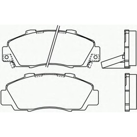 

Колодки тормозные дисковые BREMBO P28026