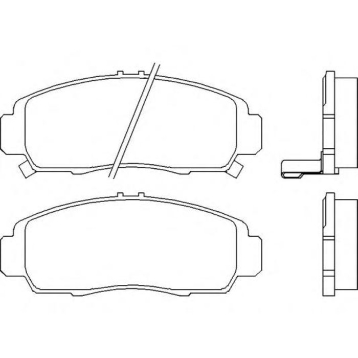Колодки тормозные дисковые BREMBO P28034