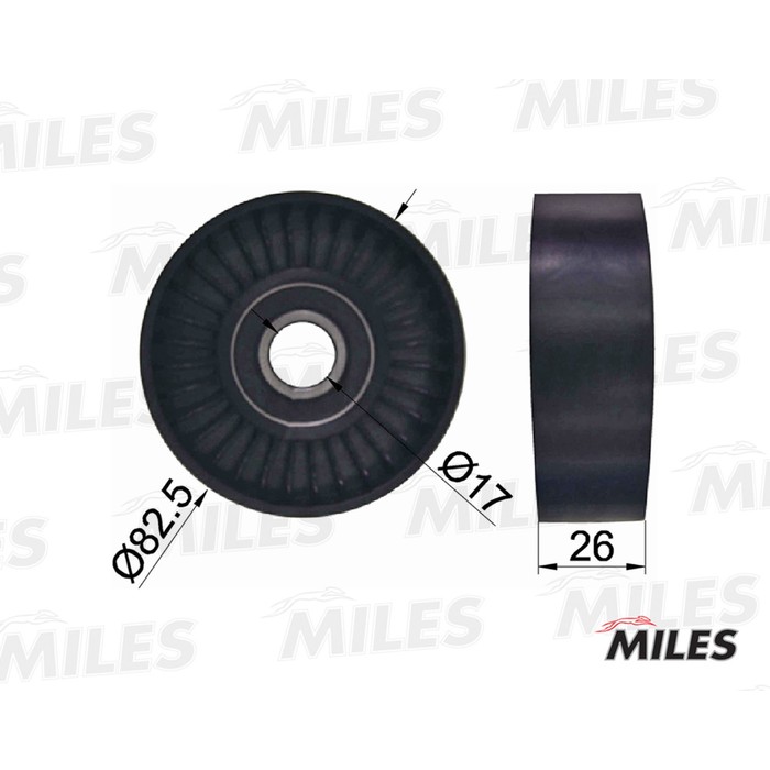 Ролик ремня ГРМ MILES AG02054