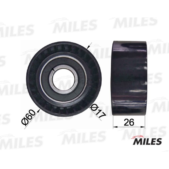 Ролик ремня приводного MILES AG03015