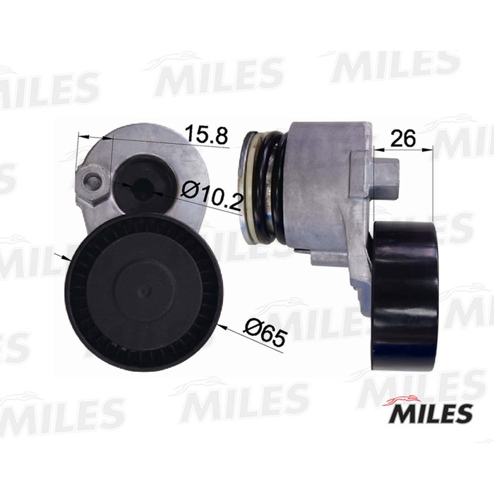 Натяжитель ремня приводного MILES AG00039