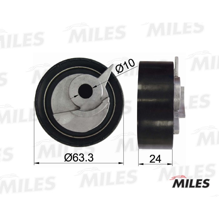 Ролик ремня ГРМ MILES AG02064