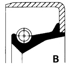 

Сальник ELRING 322415