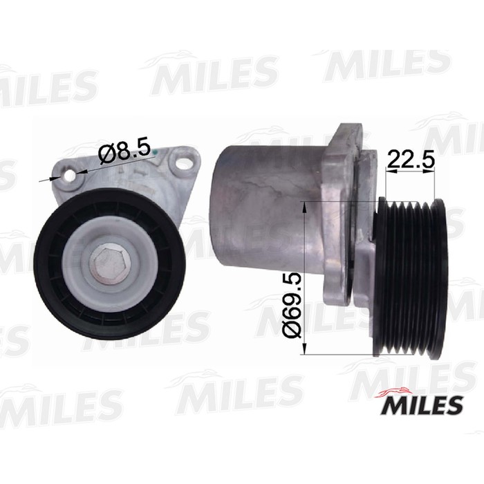 Натяжитель ремня приводного MILES AG00058