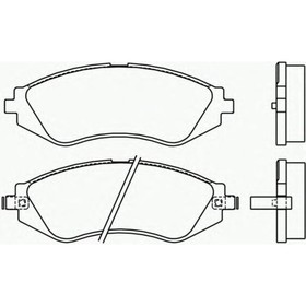 

Колодки тормозные дисковые, комплект BREMBO P15002