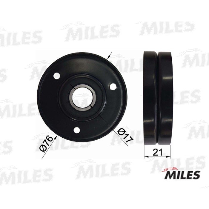 Ролик ремня приводного MILES AG03044