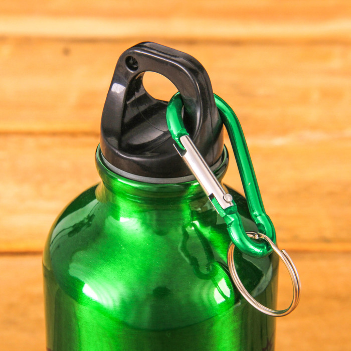 Бутылка для воды "Жить-значит действовать", 400 мл