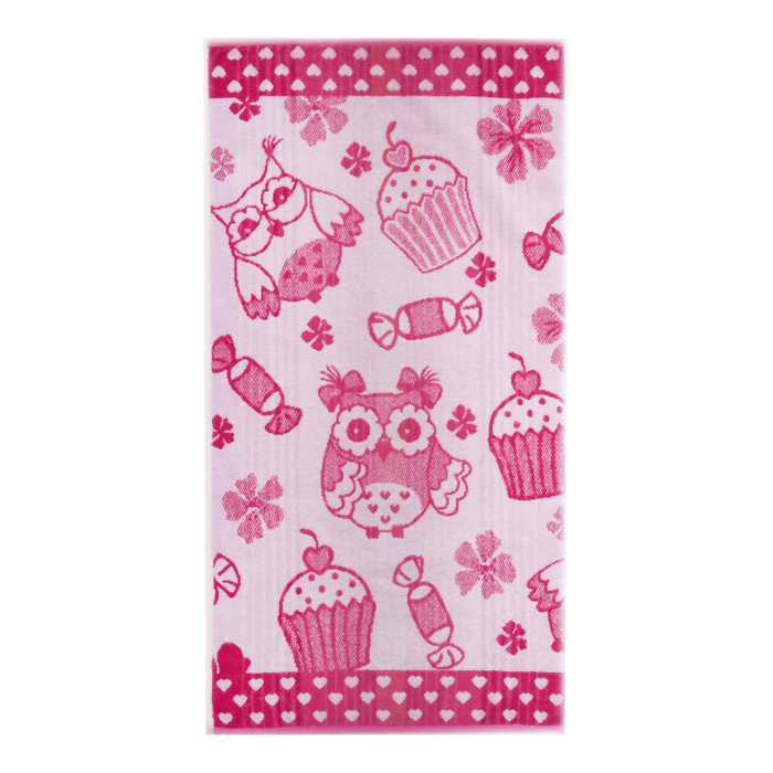 Полотенце махровое "Этелька" Сладости 50х90 см, 100% хл, 420 гр/м²