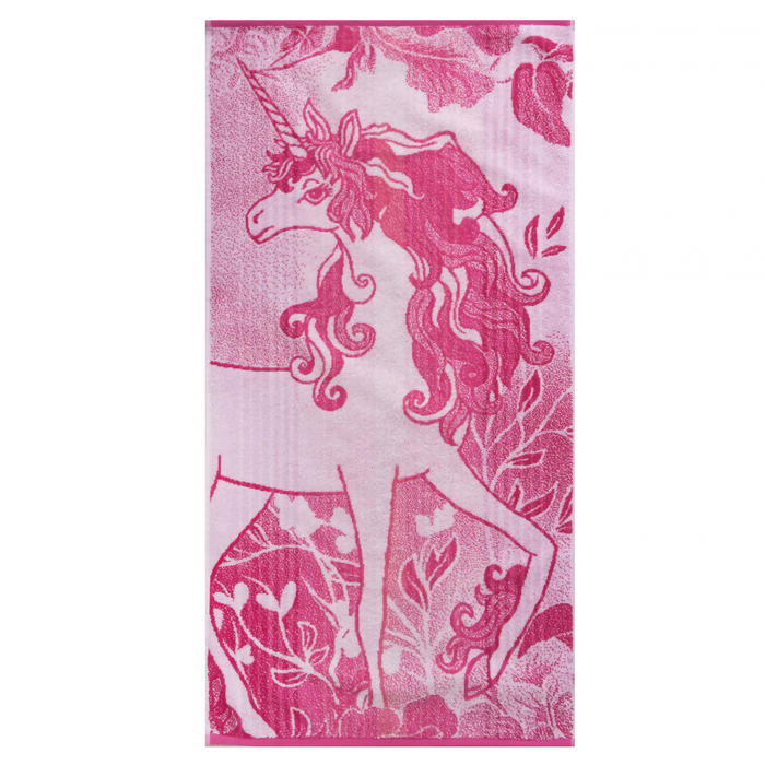 Полотенце махровое "Этелька" Единорог 70х130 см, 100% хл, 420 гр/м²