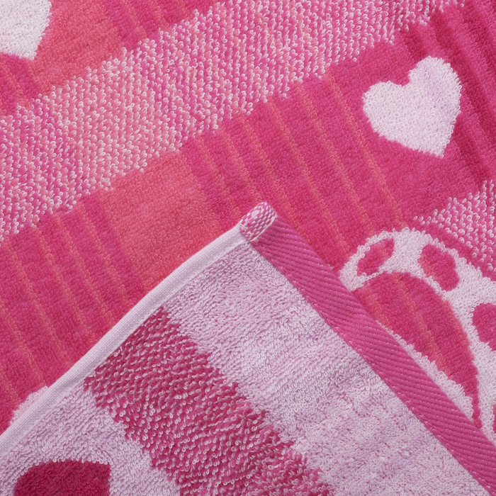 Полотенце махровое "Этелька" Влюбленность 50х90 см, 100% хл, 420 гр/м²