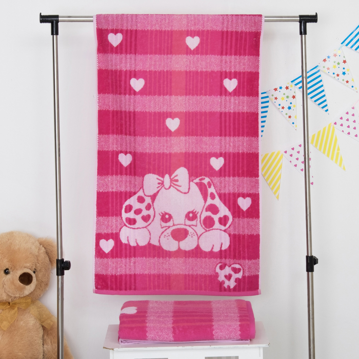 Полотенце махровое "Этелька" Влюбленность 70х130 см, 100% хл, 420 гр/м²