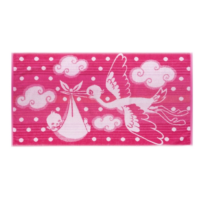 Полотенце махровое "Этелька" Аист 70х130 см, 100% хл, 420 гр/м²