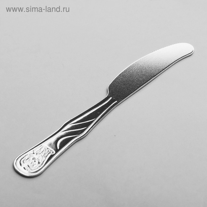 Нож столовый «Лёвушка», h=16,5 см, цвет серебряный нож детский столовый непоседа h 17 5 см толщина 2 мм цвет серебряный