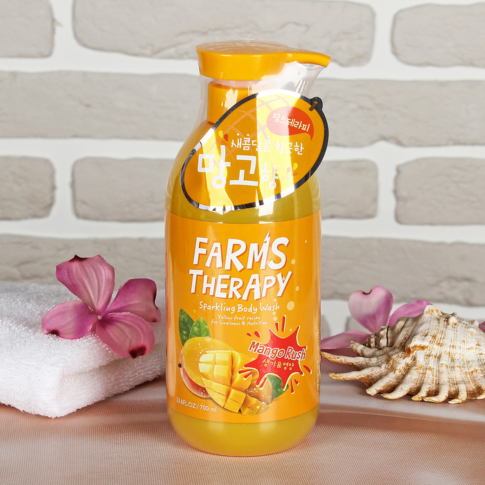 Гель для душа Farms Therapy "Манго", 700 мл