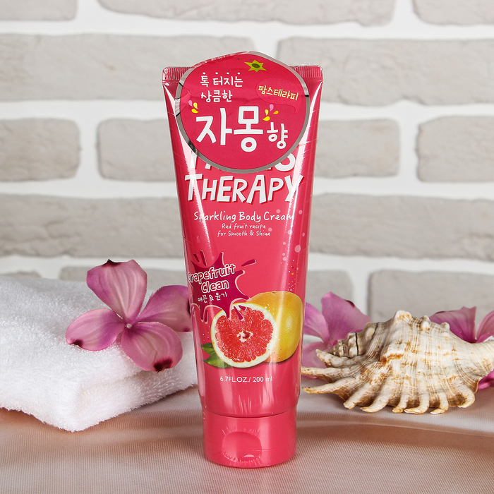 Крем для тела Farms Therapy "Грейпфрут" на основе минеральной воды, 200 мл