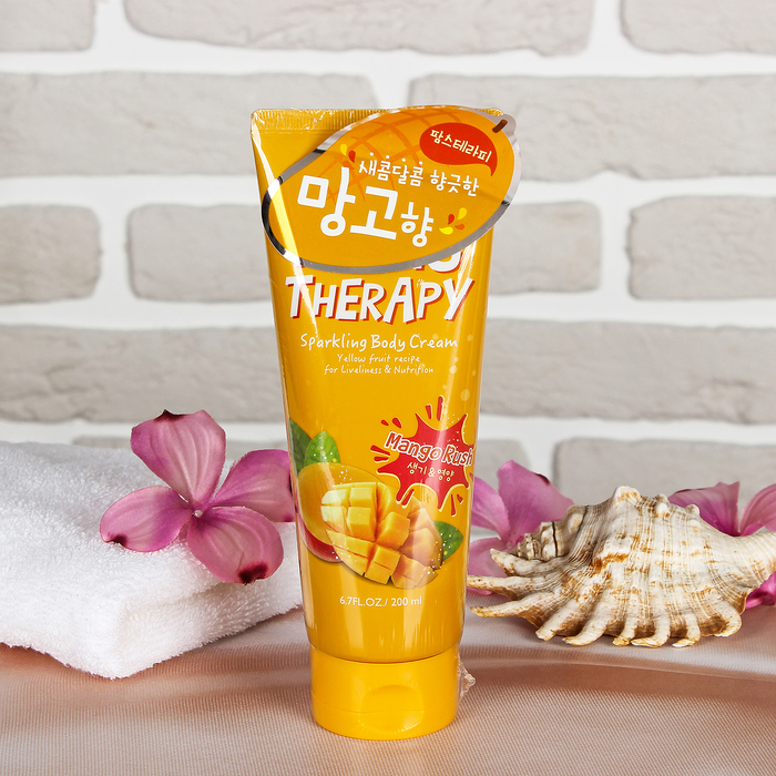 Крем для тела Farms Therapy "Манго" на основе минеральной воды, 200 мл