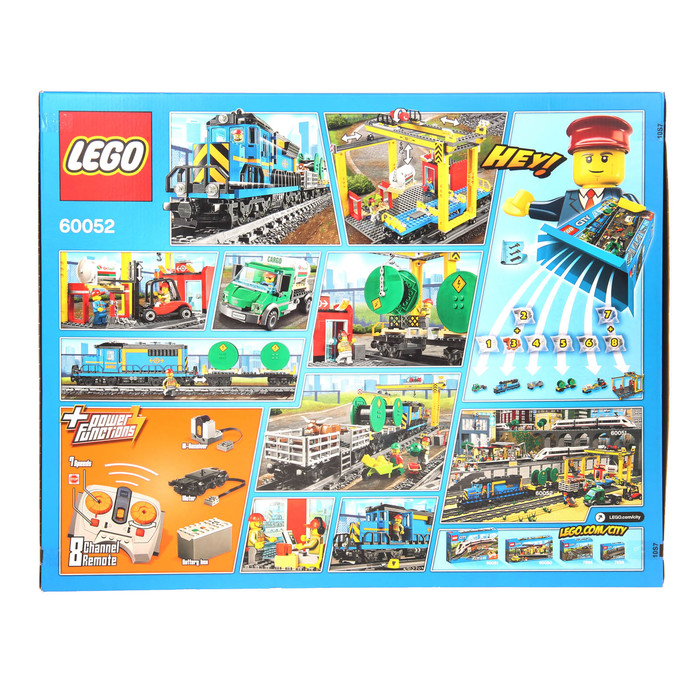 Конструктор "Грузовой поезд", 888 деталей