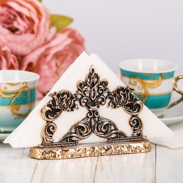 Салфетница "Красивое застолье", вензеля, 11 х 7,6 см