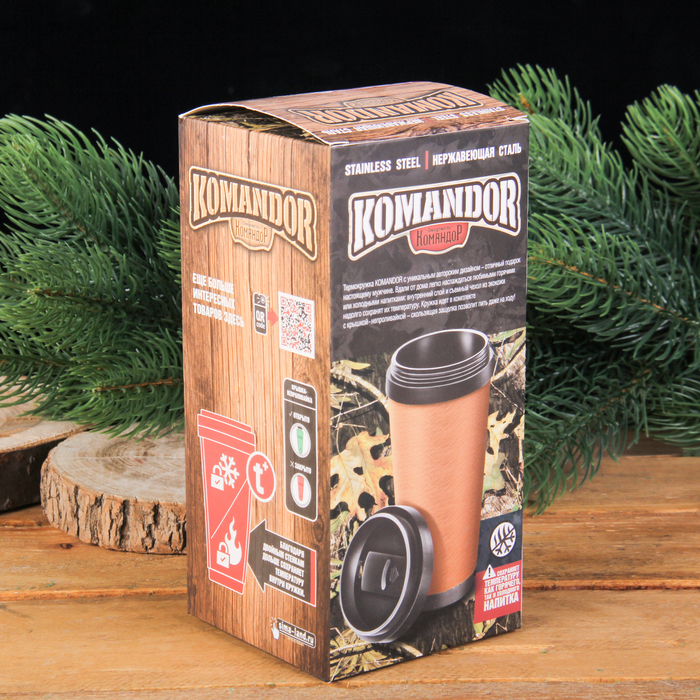 Термокружка "Охота на зайца", 400 мл