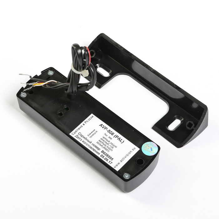 Вызывная панель Activision AVP-506, видео 420 ТВЛ, черная